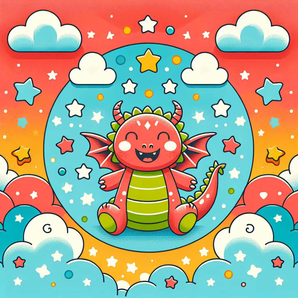 Merry Little Dragon Paint By Color