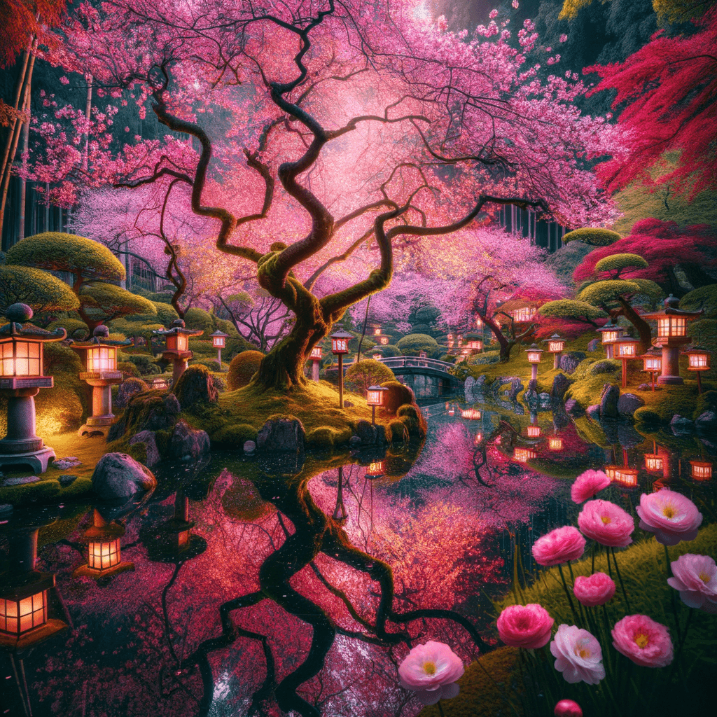 Beautiful Japanese Garden Paint By Diamonds