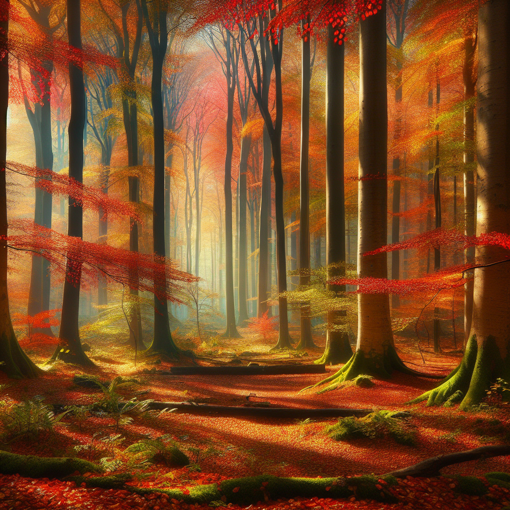 Autumn In The Forest Paint By Diamonds Kits