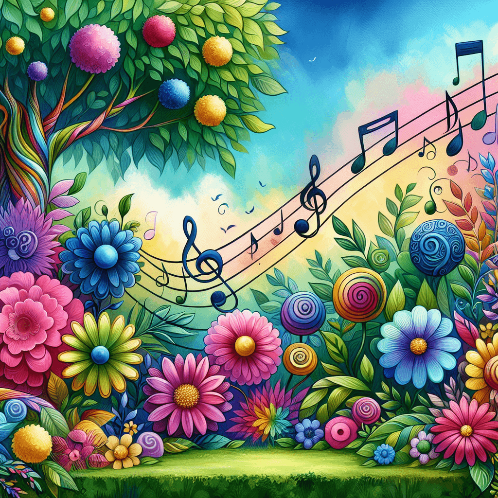Joyful Musical Garden 5D DIY Paint By Diamond Kit – Original Paint By ...