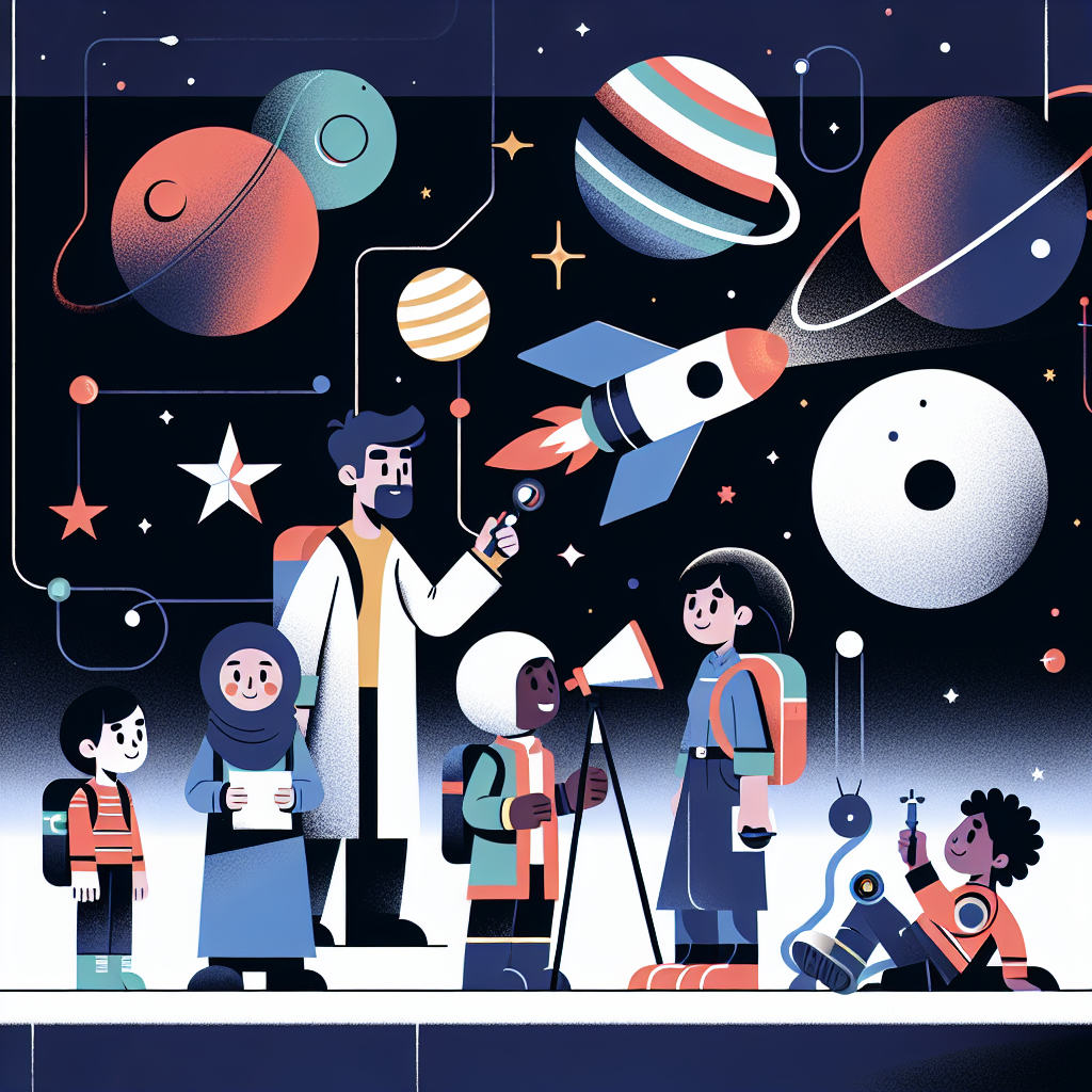 Spirited Space Explorers Painting Diamond Kit