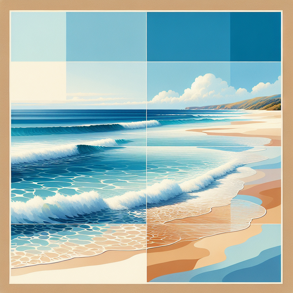 Calm Coastal Retreat Painting By Diamonds Kit