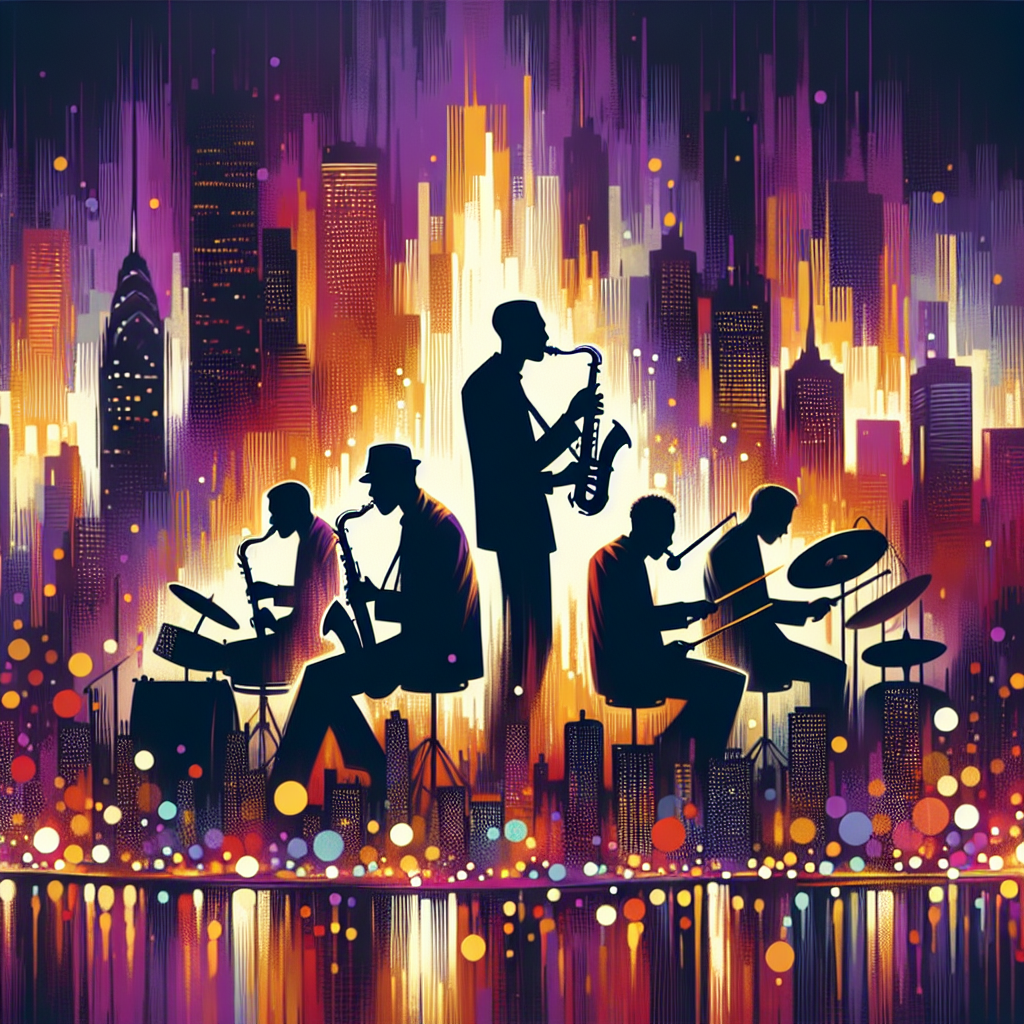 Urban Jazz Nights Paint By Diamonds
