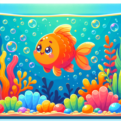 Cheerful Goldfish Paint By Color