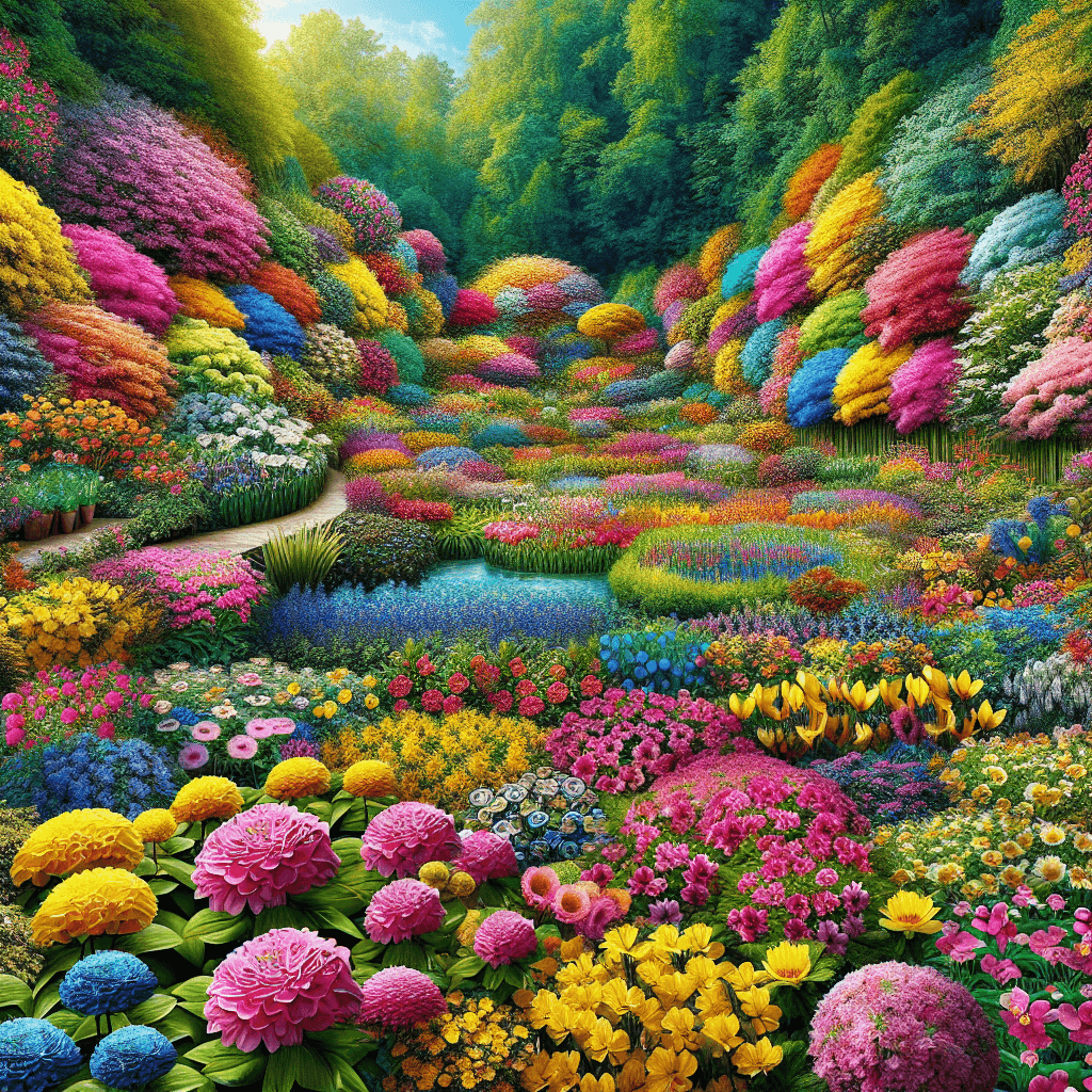 Lush Garden Painting Diamond Kit