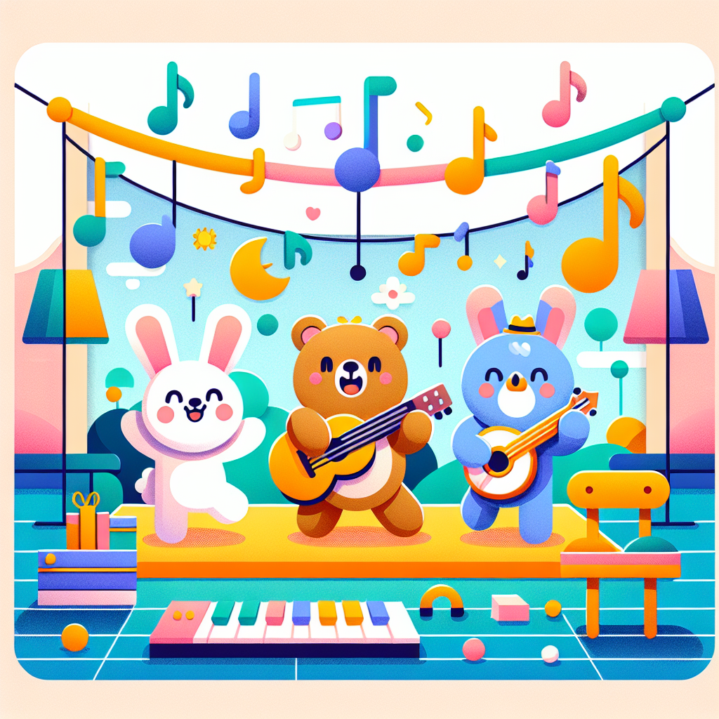 Dancing Musical Animals Paint By Diamonds Art