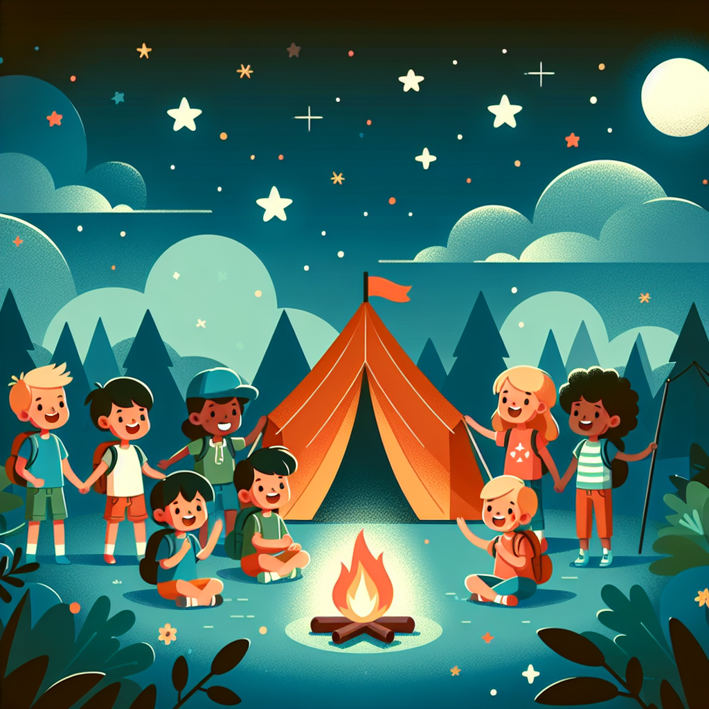 Little Explorers Camping Painting Diamond Kit