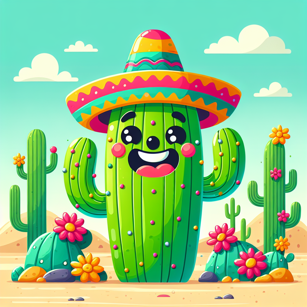 Silly Cactus Paint By Diamonds Kits