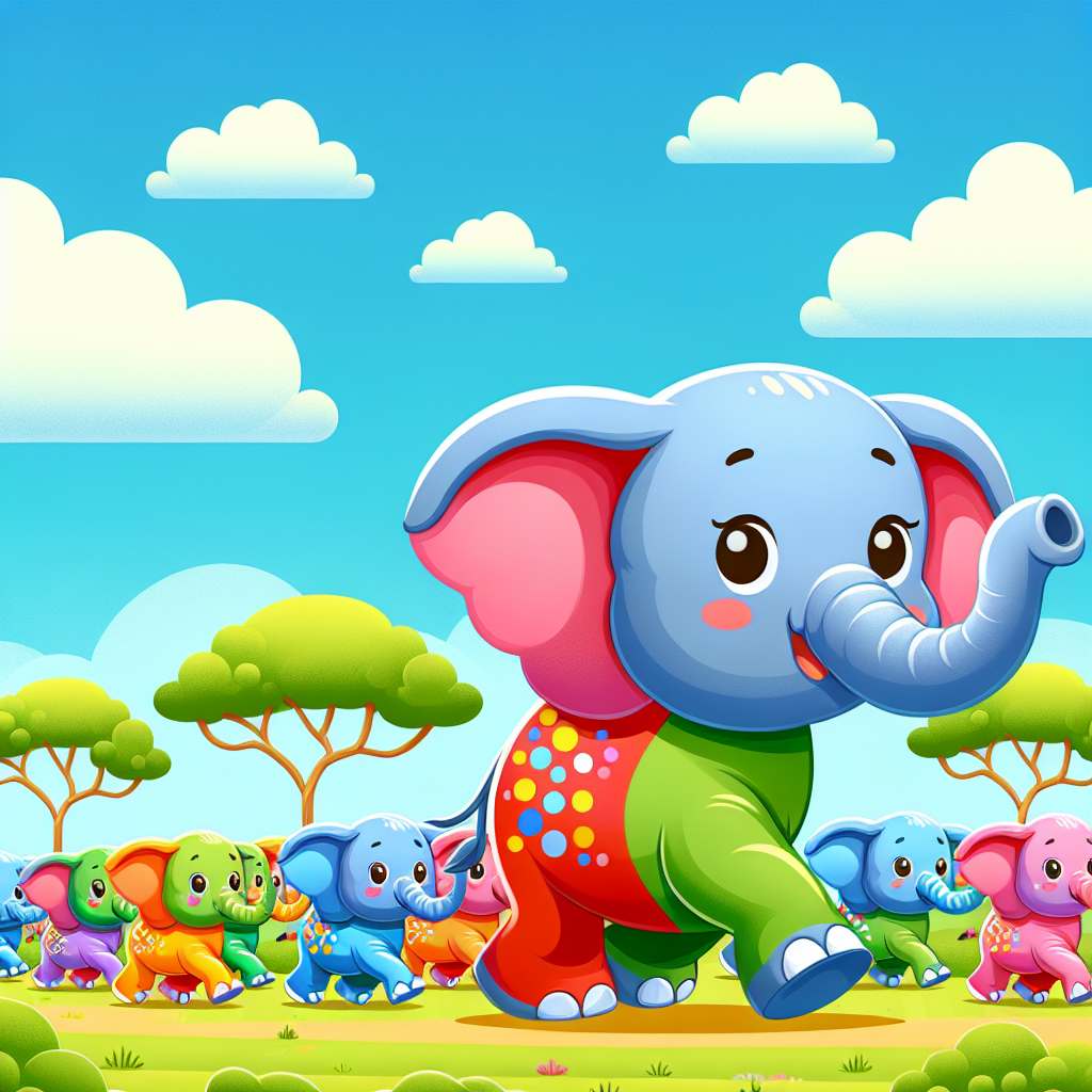 Energetic Elephants Parade 5D DIY Paint By Diamond Kit – Original Paint ...