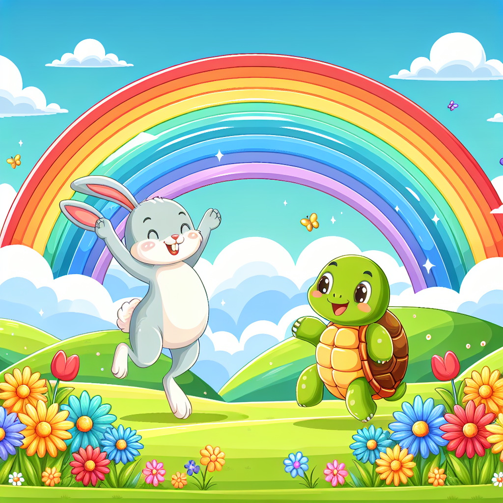 Cheerful Rainbow Road Paint By Color