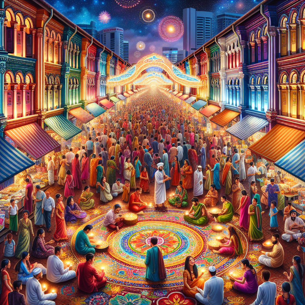 Diwali Light Festival - Singapore Paint By Diamonds Kits