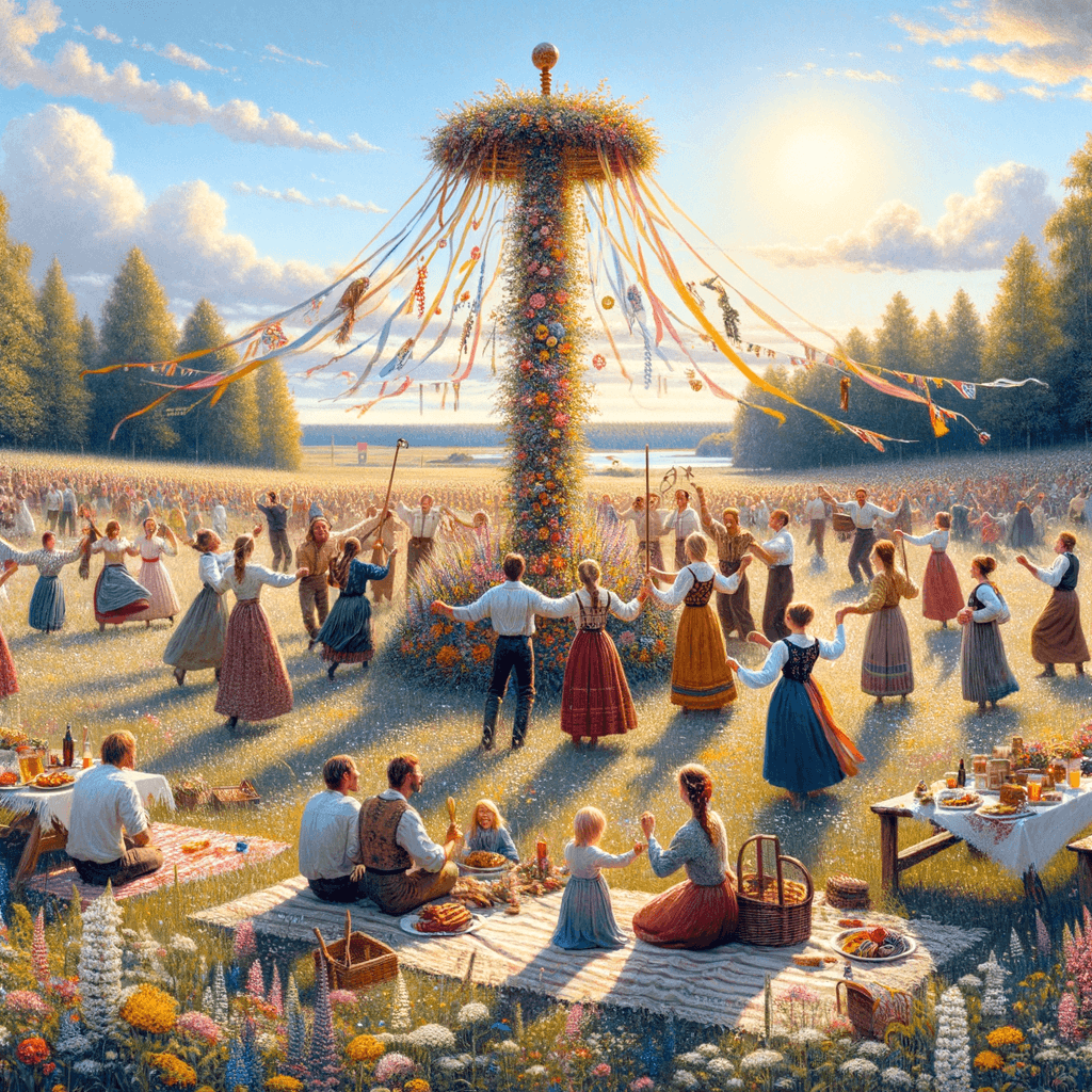 Midsummer Festival Painting By Diamonds Kit