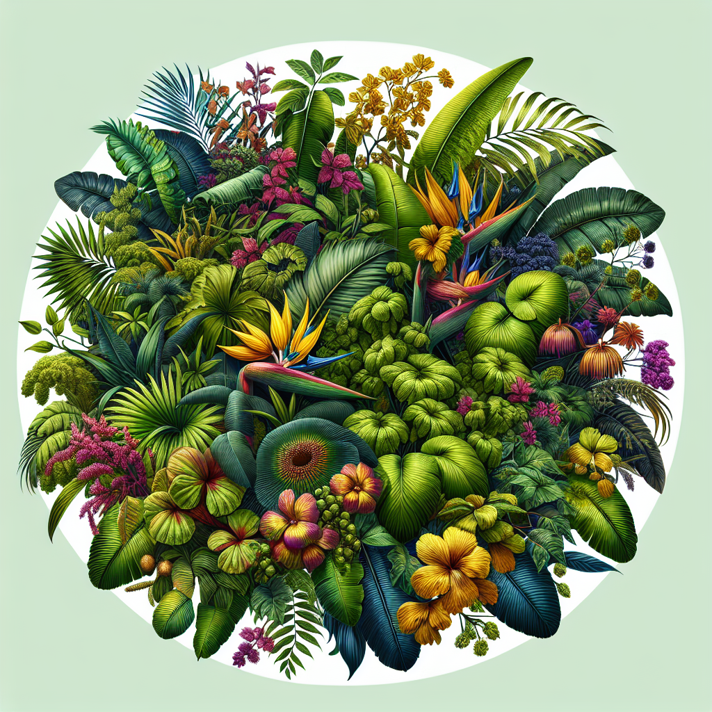 Bright Botanical Paradise Paint By Diamonds
