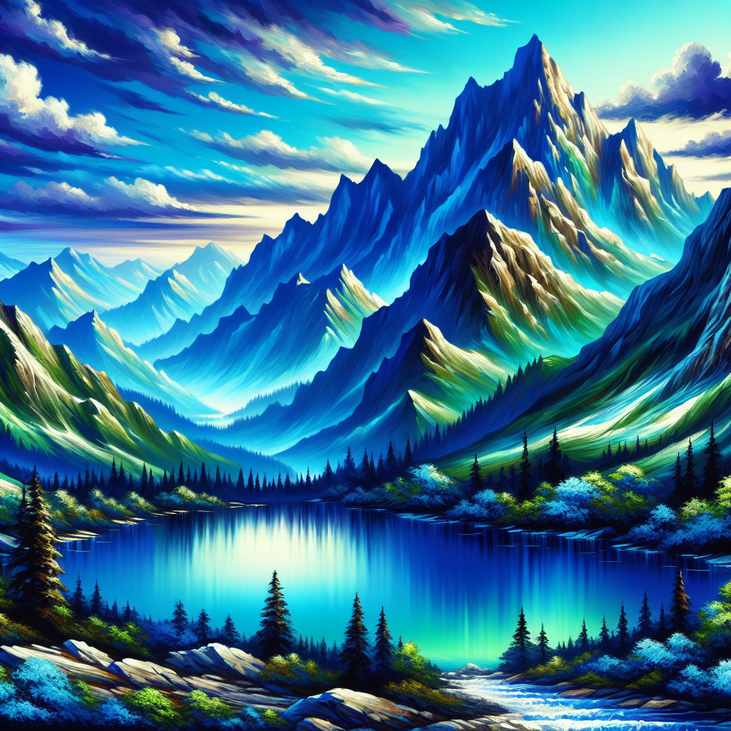 Adventurous Mountain Landscape Diamonded Painting Kits
