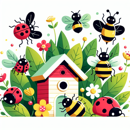 Busy Bug Hotel Paint By Diamonds
