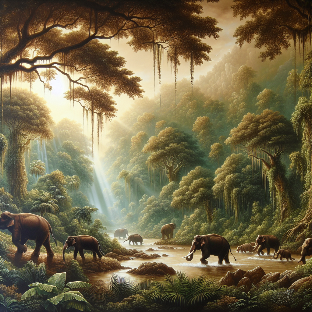 Gentle Giants Of The Forest Diamonded Painting Kits