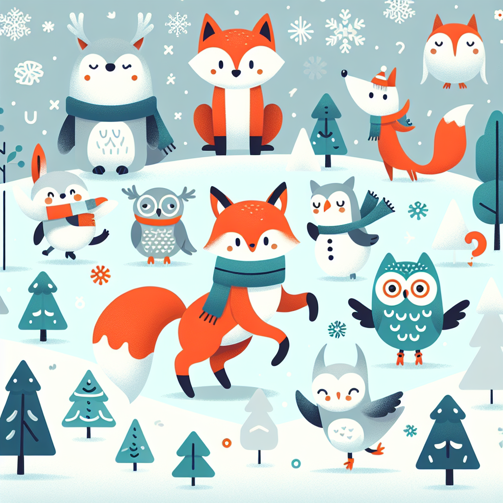 Frosty Forest Frolic Paint By Diamonds Kits