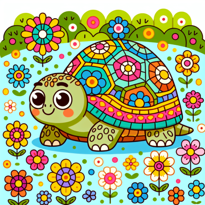 Fun Tortoise Diamonded Painting Kits