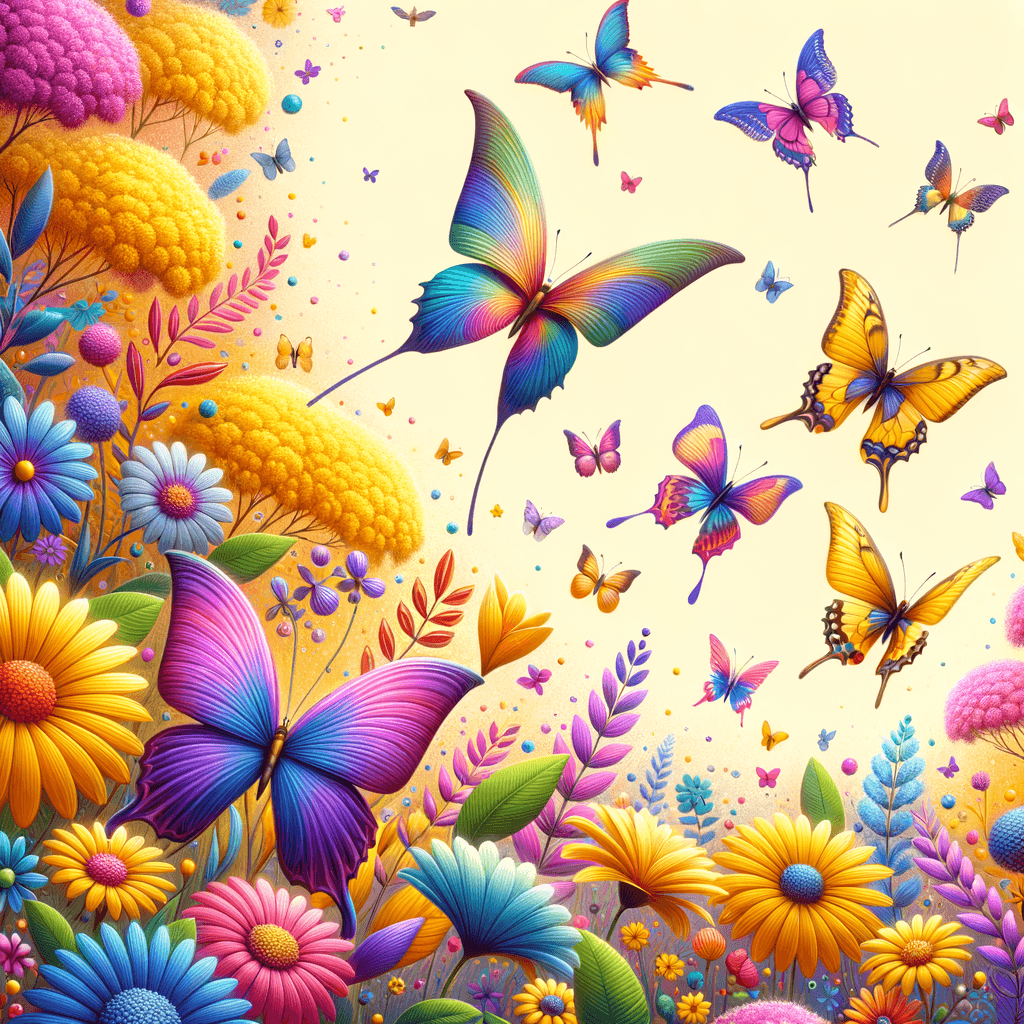 Dancing Butterflies Paint By Diamonds Art