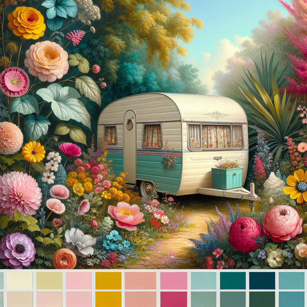 Charming Vintage Caravan Diamond Painting