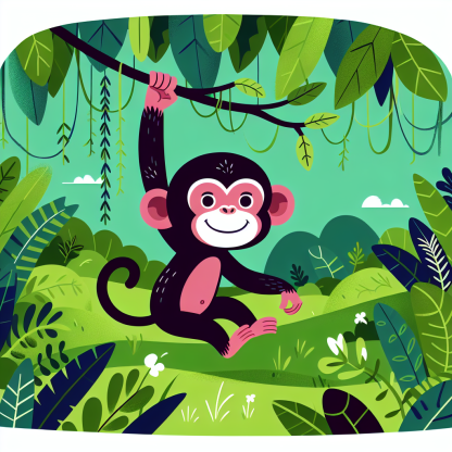 Cheeky Chimpanzees Paint By Color