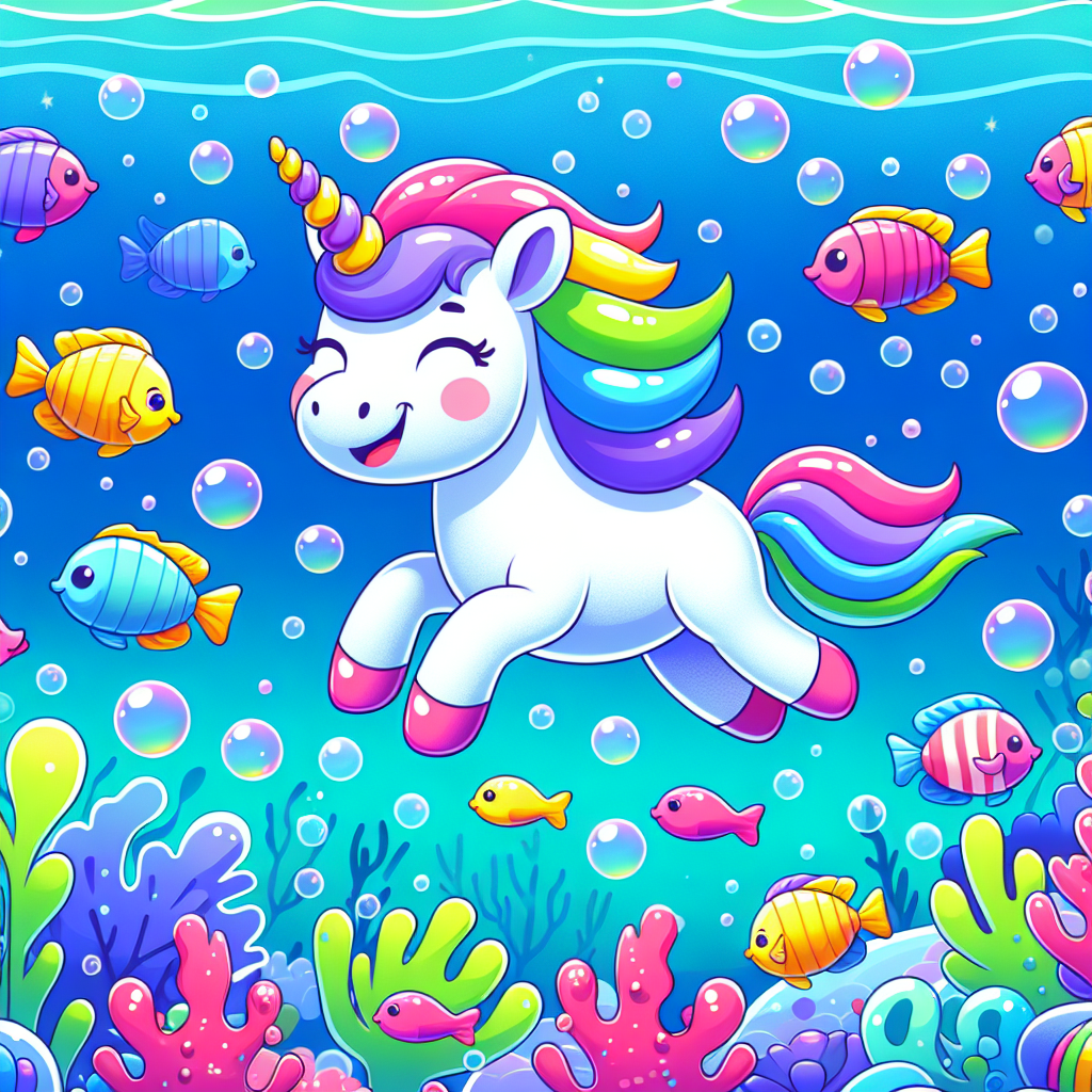 Underwater Unicorn Party Diamond Painting