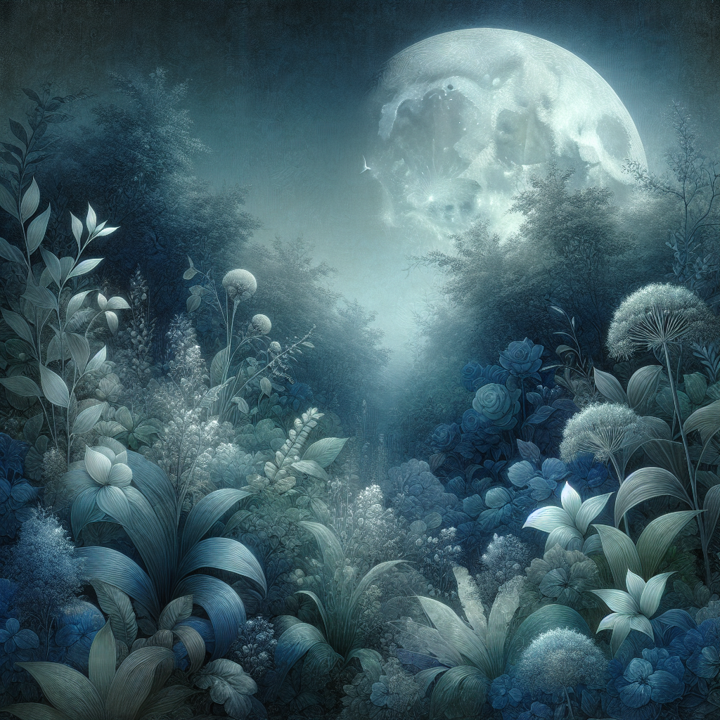Lunar Fantasy Garden Painting Diamond Kit