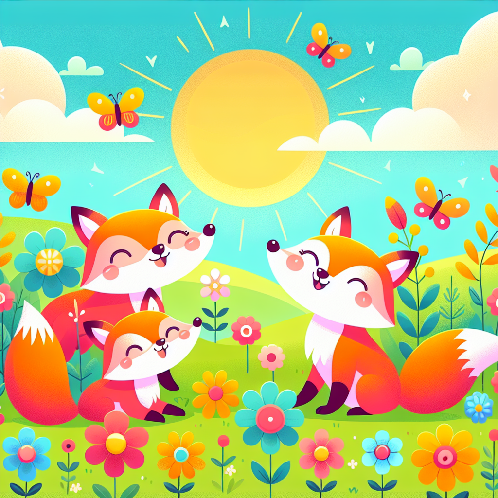 Sweet Fox Family Paint By Color