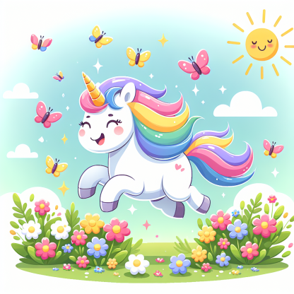 Giggle Unicorn Paint By Color