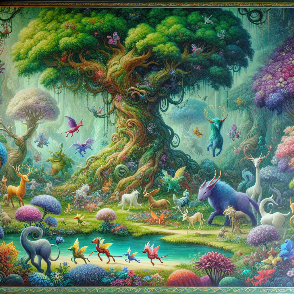 Fantasy Forest Enchantment Diamond Painting