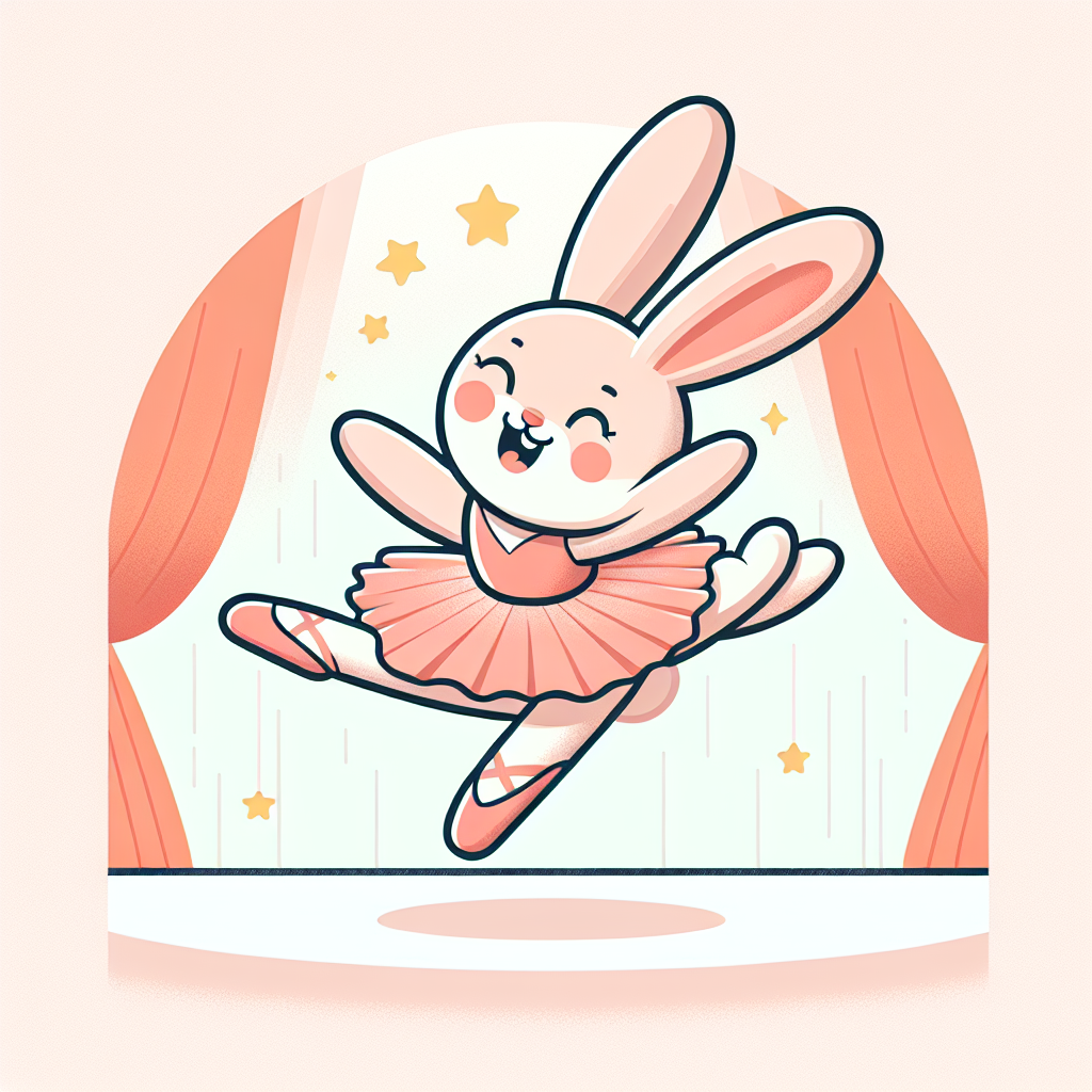 Ballet Bunny's Leap DIY Paint By Diamonds