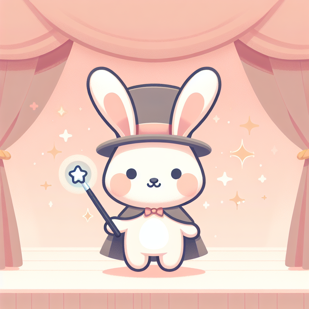 Mini Magician Rabbit Paint By Diamond