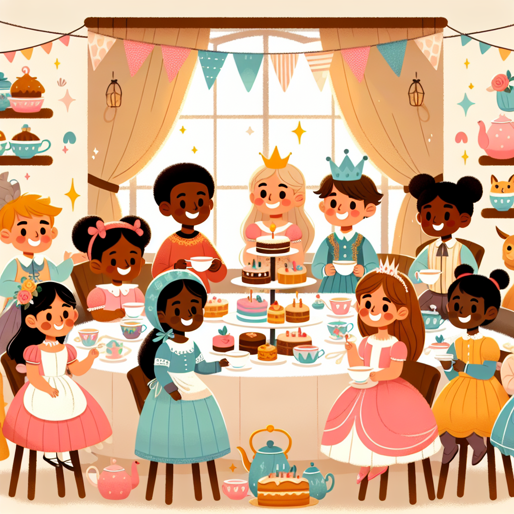 Fairytale Tea Party DIY Paint By Diamonds
