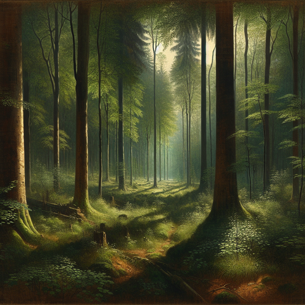 Charming Woodland Glade Diamond Painting