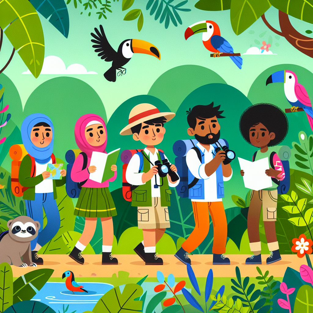 Rainforest Adventure Trail Painting By Diamonds Kit