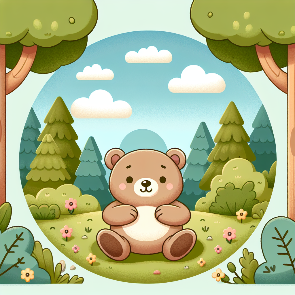 Teddy Bear's Forest Retreat Paint By Diamonds Art