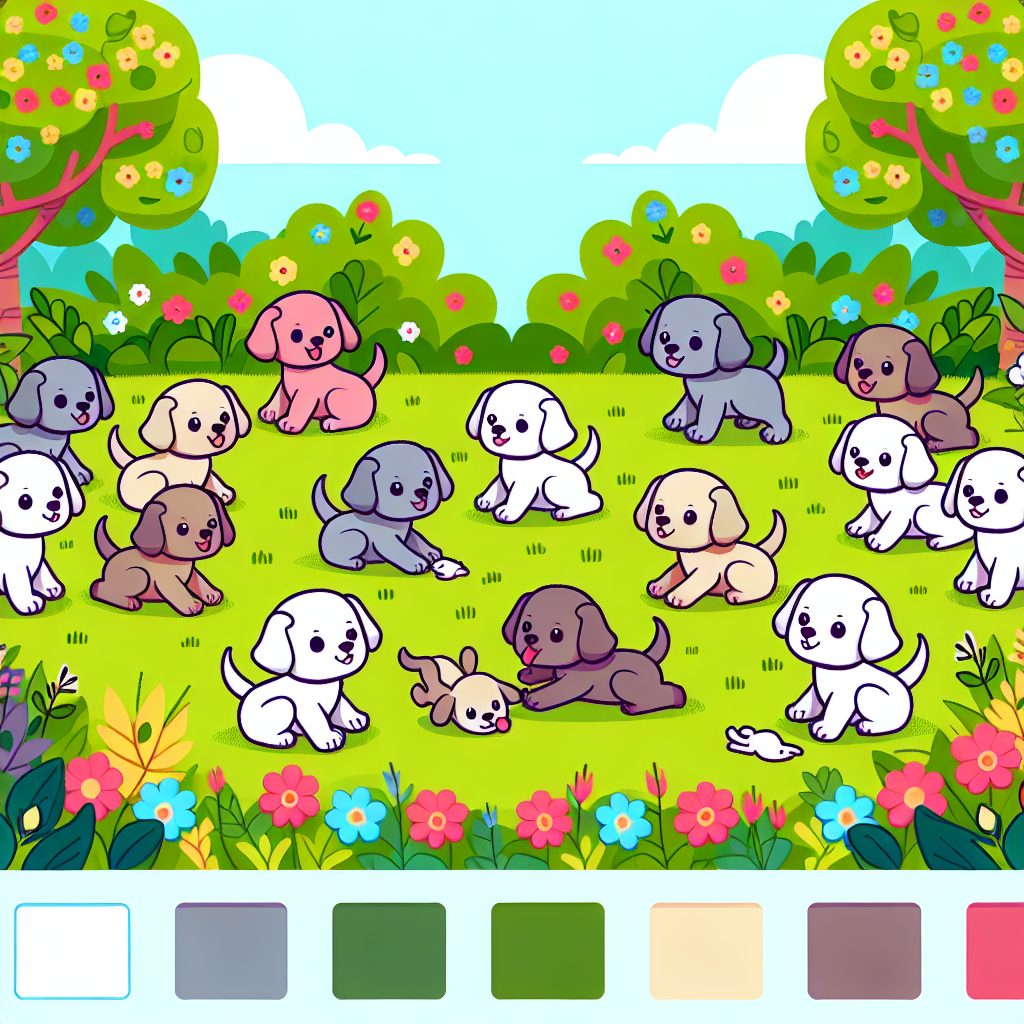 Puppy Playtime Parade Paint By Diamonds