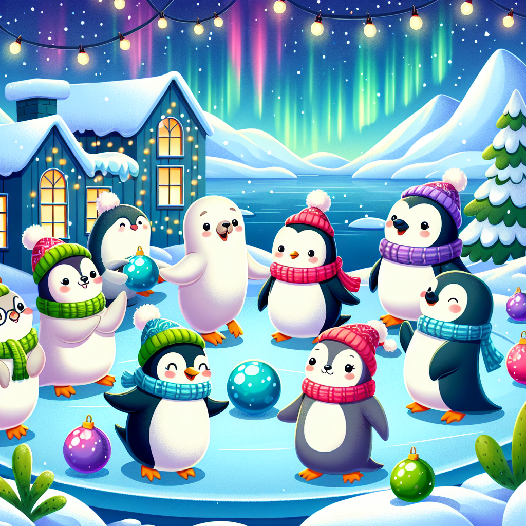 Arctic Animal Winter Ball Painting Diamond Kit