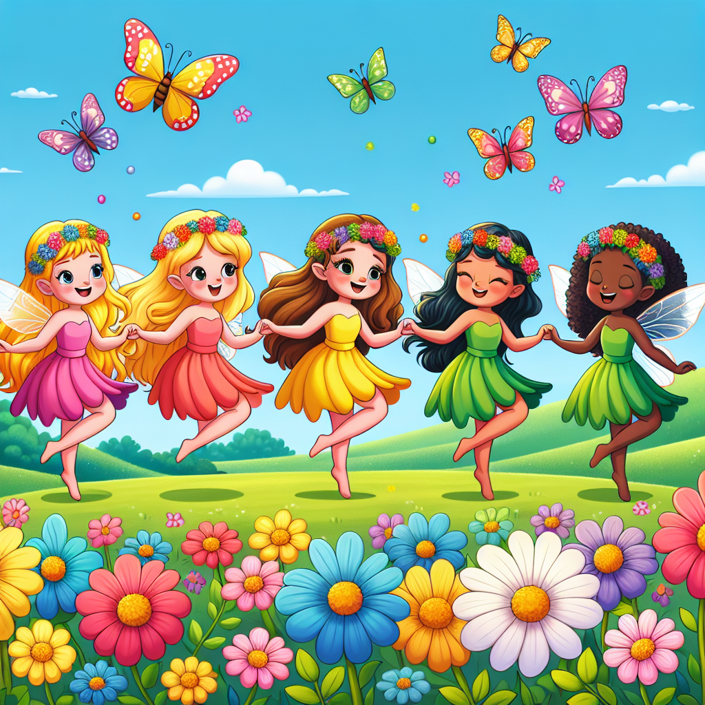 Dancing Fairy Friends Paint By Diamond
