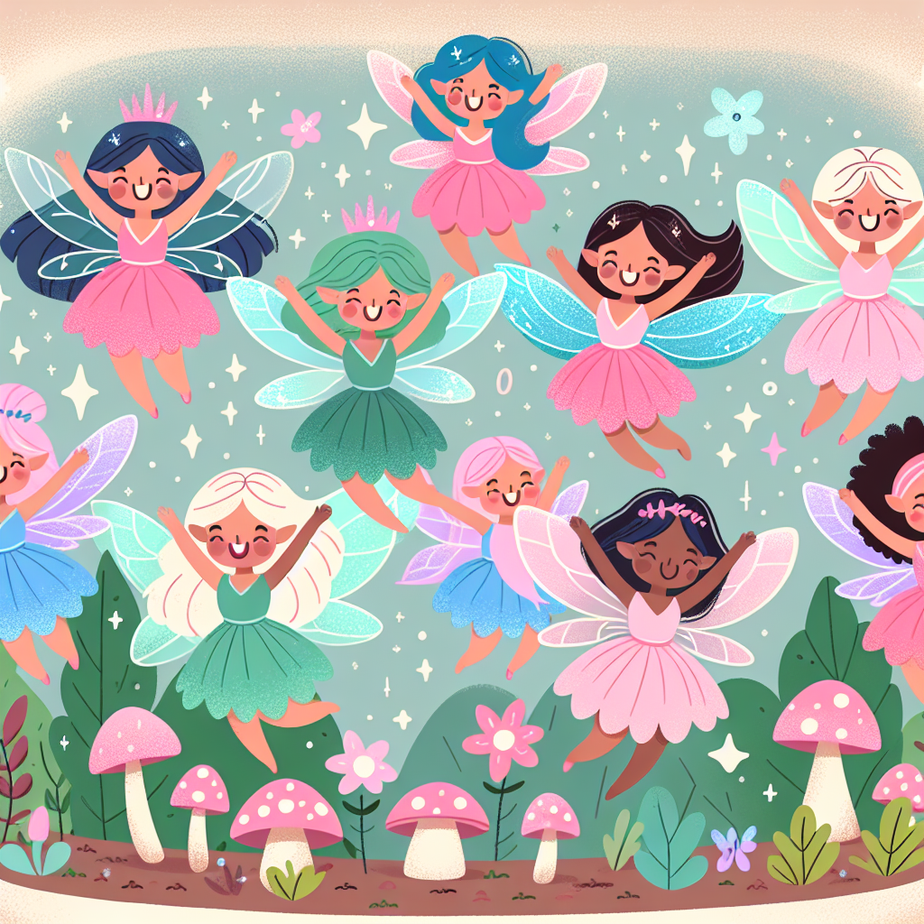 Friendly Fairy Reunion Paint By Diamonds