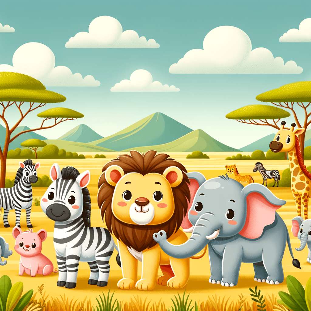 Adventurous Animal Safari Diamond Painting