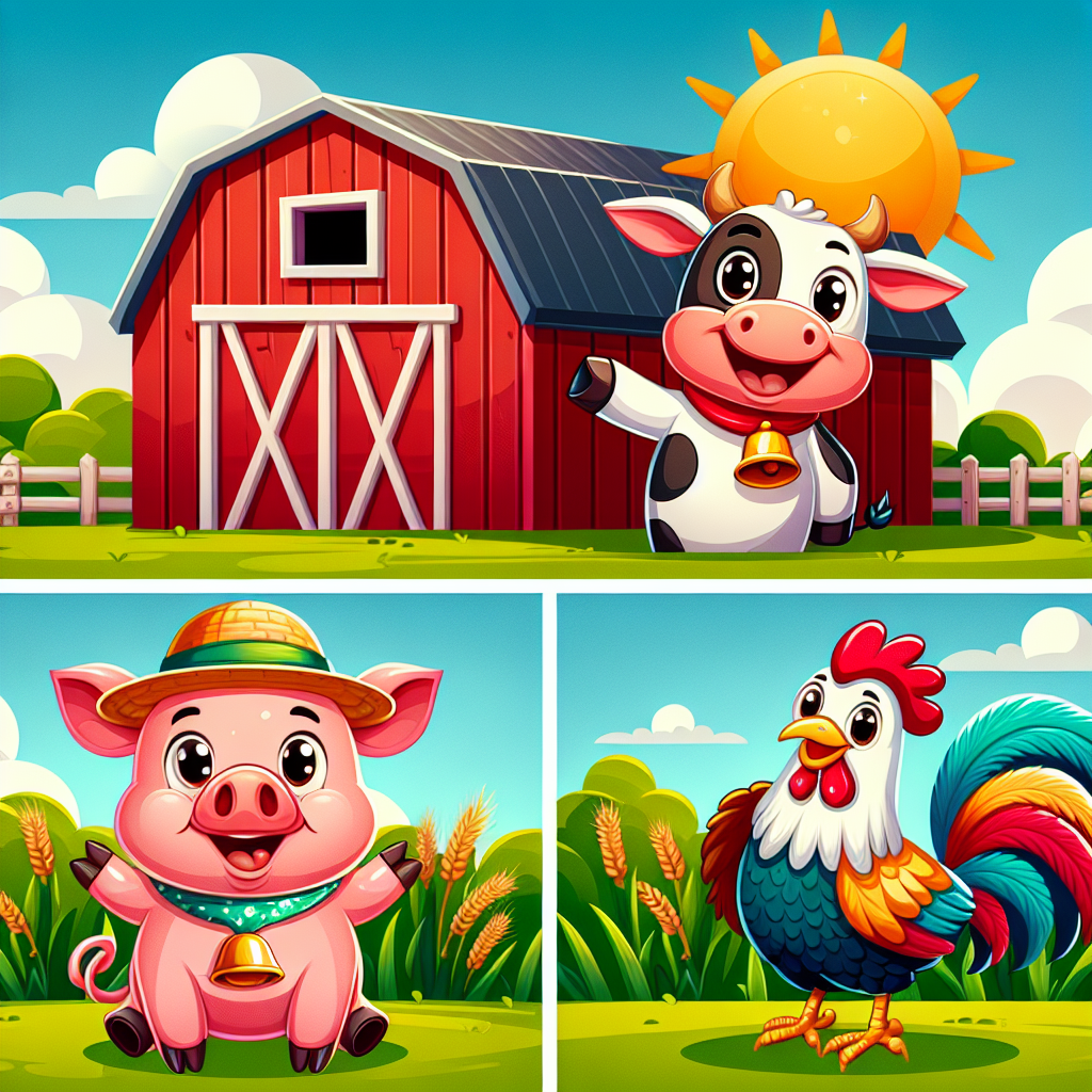 Adorable Farmyard Fun DIY Paint By Diamonds