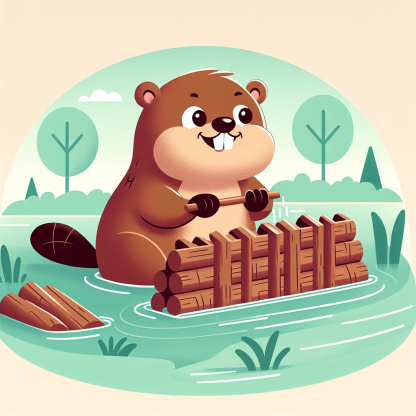 Clever Beaver Paint By Diamonds Art