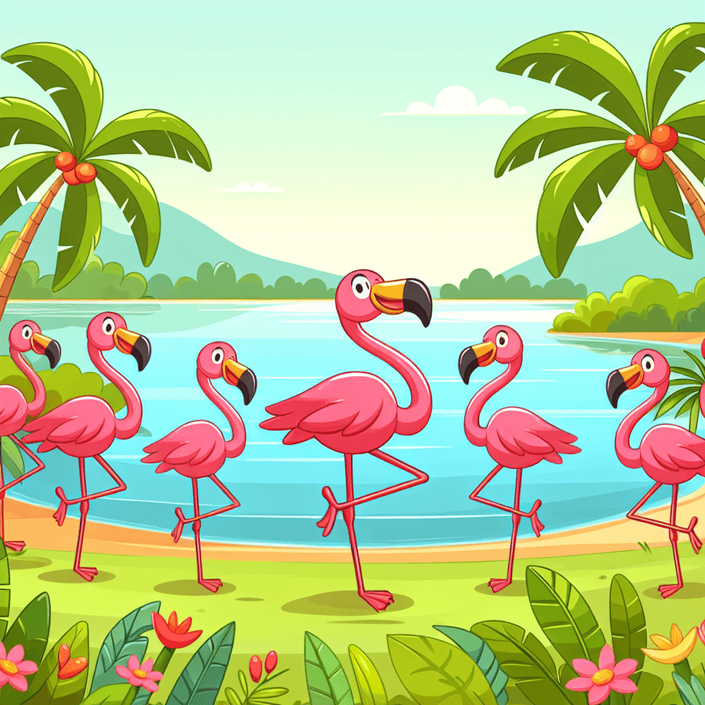 Fantastic Flamingo's Lake Party Paint By Diamonds