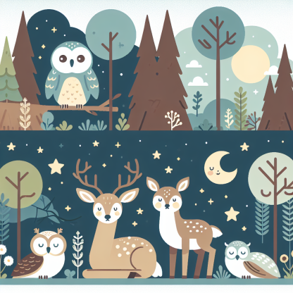 Moonlit Menagerie Painting Diamond Kit