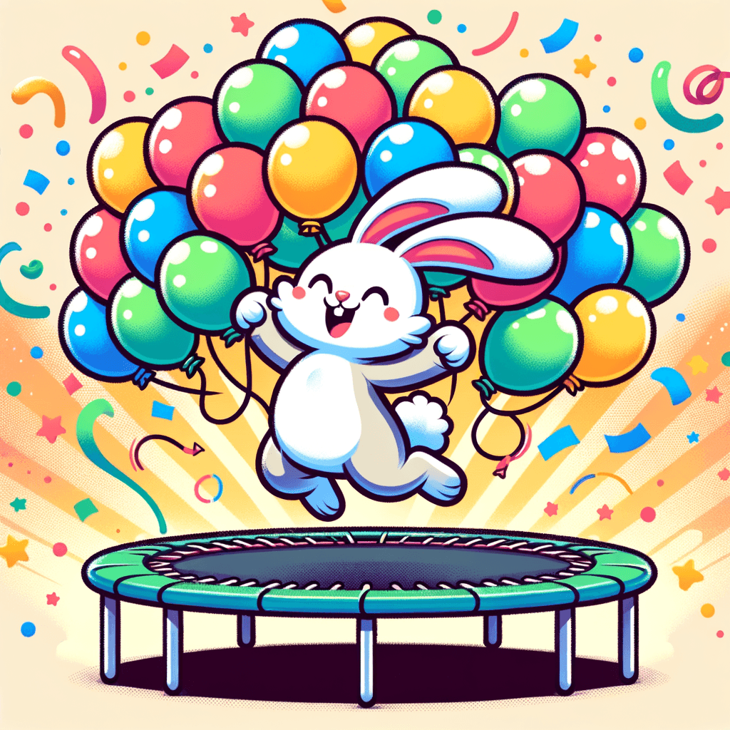 Bouncy Bunny Hop Paint By Diamond
