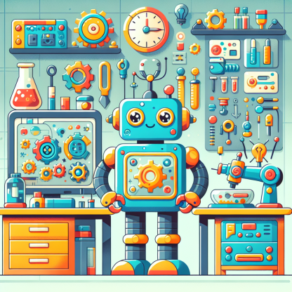 Robot Innovator's Lab Diamonded Painting Kits