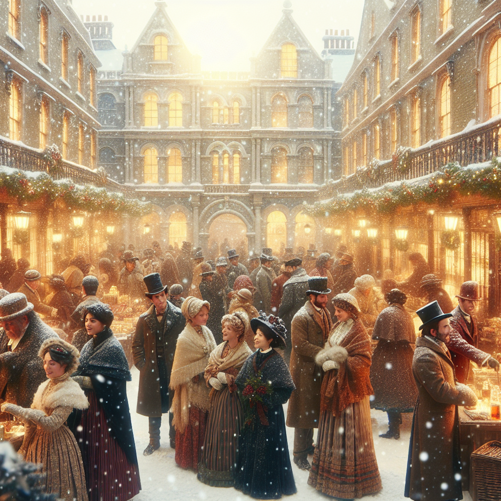 Victorian Winter Festivities Diamonded Painting Kits