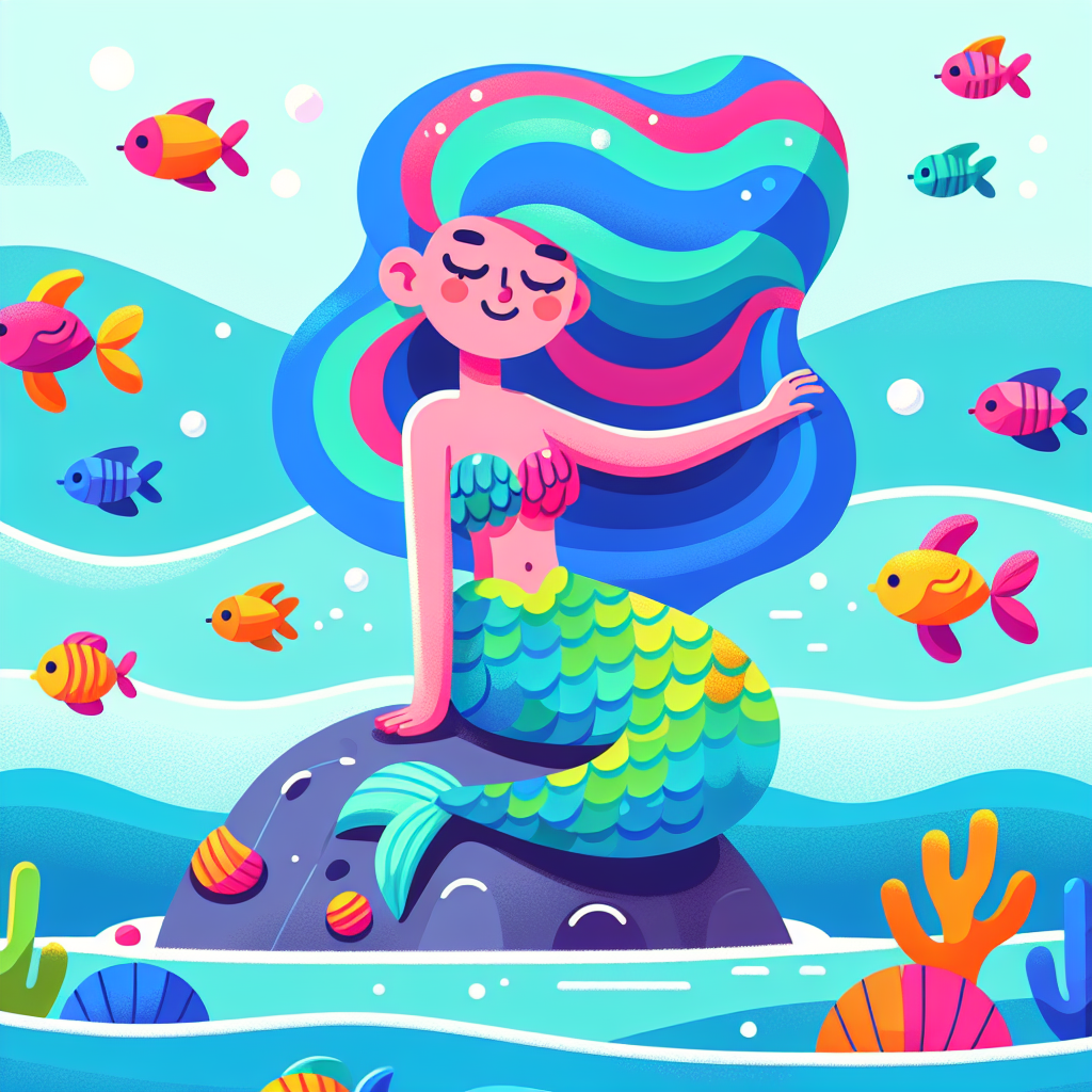 Sassy Mermaid Paint By Diamonds Art