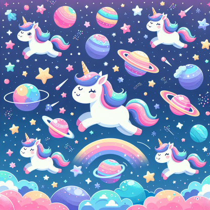 Cosmic Unicorn Quest Paint By Diamond